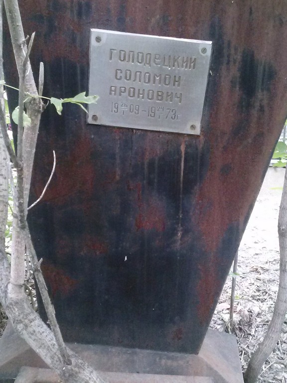 Городецкий Соломон Аронович, Саратов, Еврейское кладбище